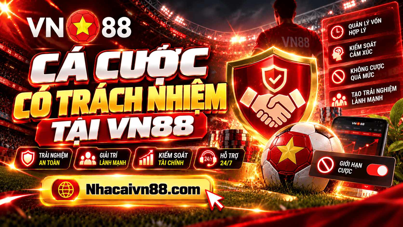 Cá cược có trách nhiệm tại VN88 Cá cược có trách nhiệm tại VN88