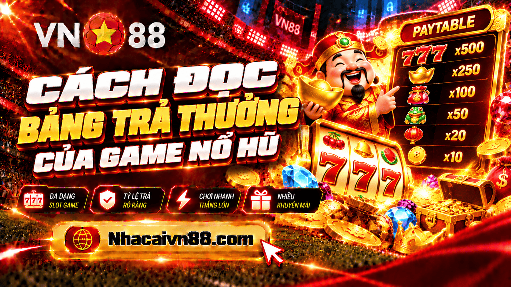 Cách đọc bảng trả thưởng của game nổ hũ cho người mới tập chơi