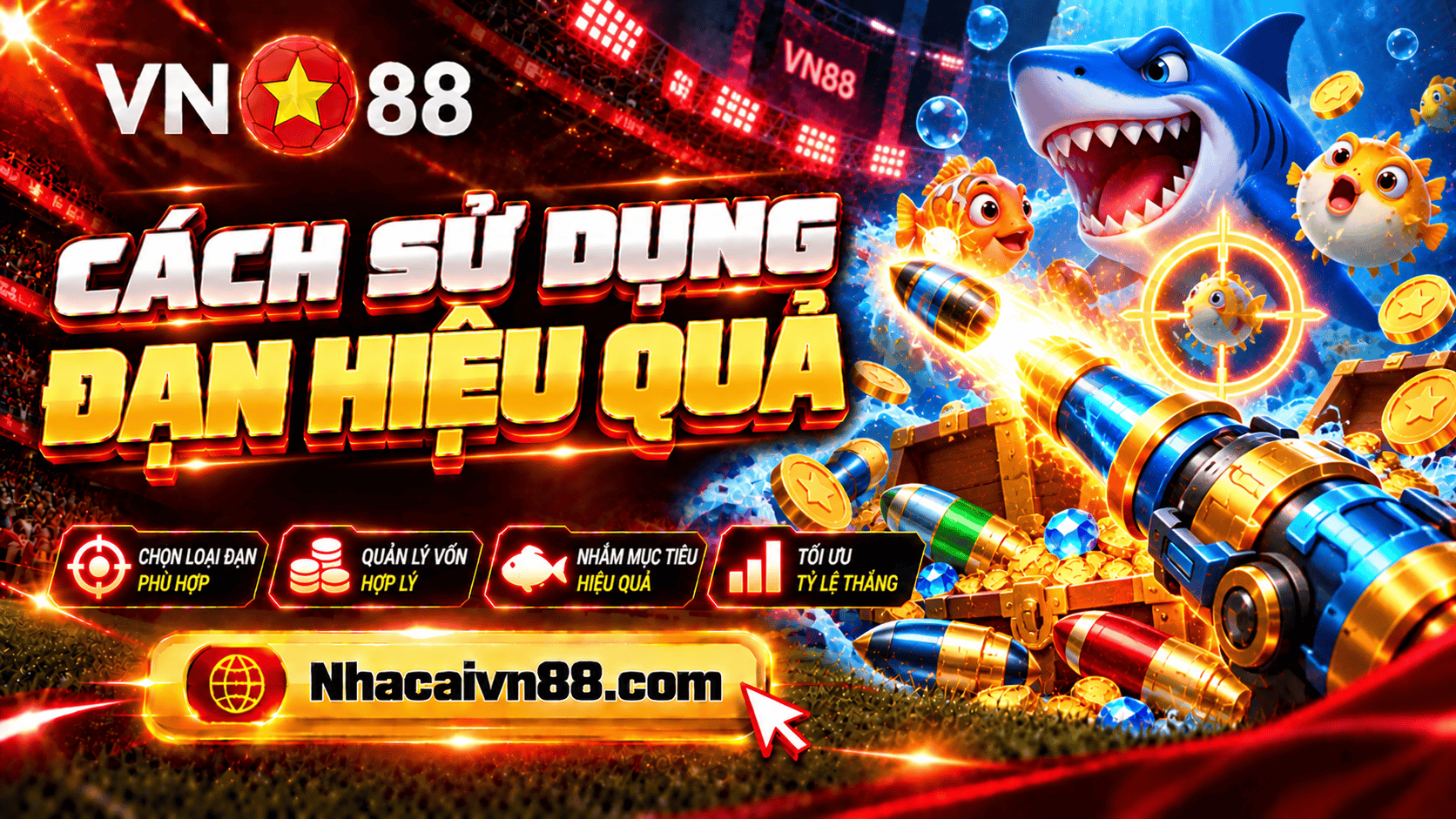 Cách sử dụng đạn hiệu quả khi chơi bắn cá trực tuyến