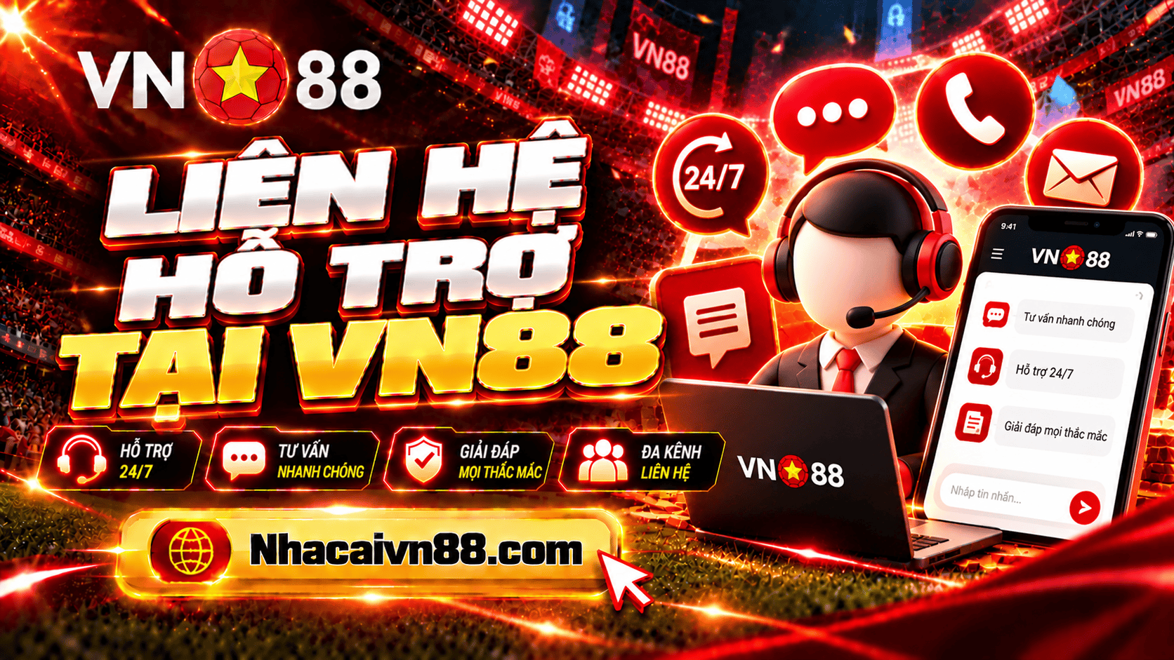 Liên hệ hỗ trợ VN88 Liên hệ hỗ trợ VN88