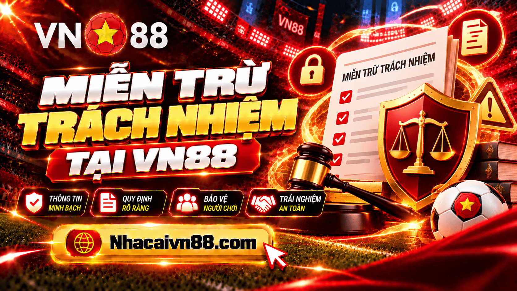 Miễn trừ trách nhiệm tại VN88
